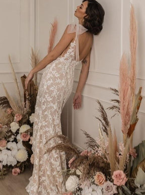 Ivory Beaded Floral Lace - Irke