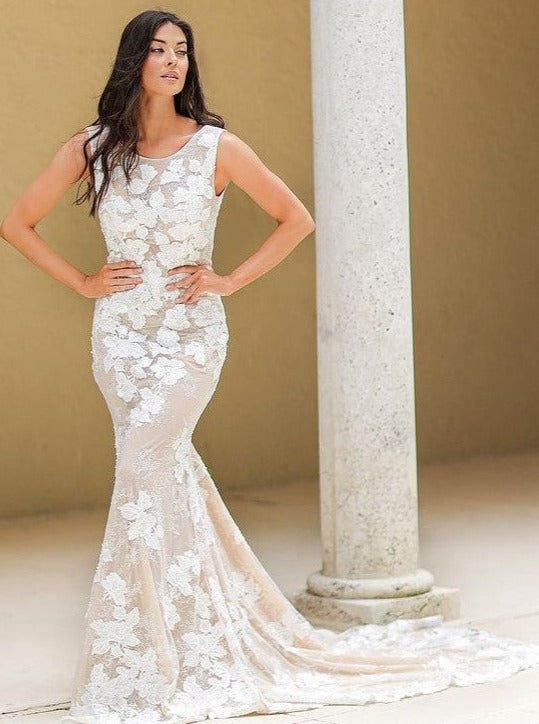 Ivory Beaded Lace - Susan