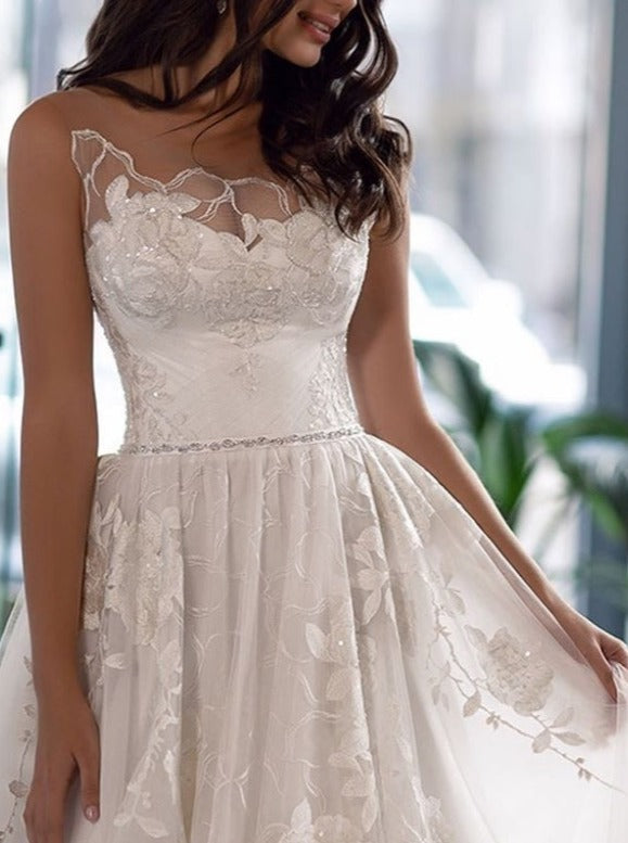 Ivory Beaded Lace - Bardot Ivory Beaded Lace - Bardot