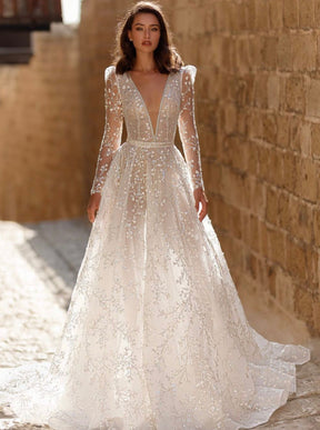 Ivory Beaded Lace - Amaris