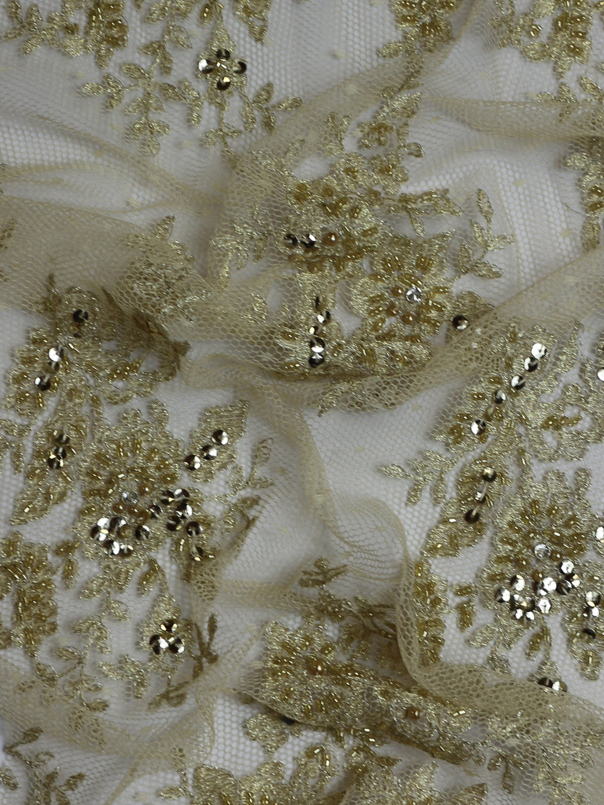 Gold Beaded Lace - Hattie
