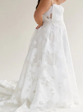 Ivory Embroidered Lace - Higoa