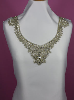 Crystal Neckline Embroidery - Quasar