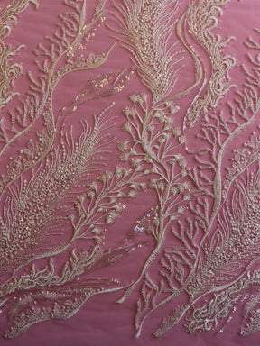 Ivory Beaded Lace - Loquenza