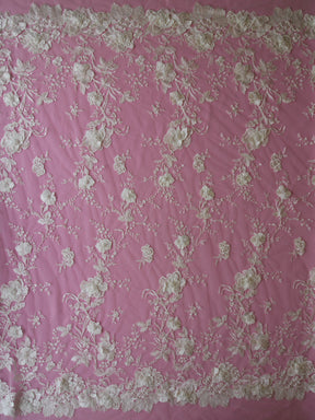 Ivory Beaded Lace - Mercy