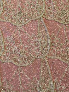 Ivory Beaded Layered Lace - Tori
