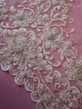 Ivory Beaded Lace - Clementine