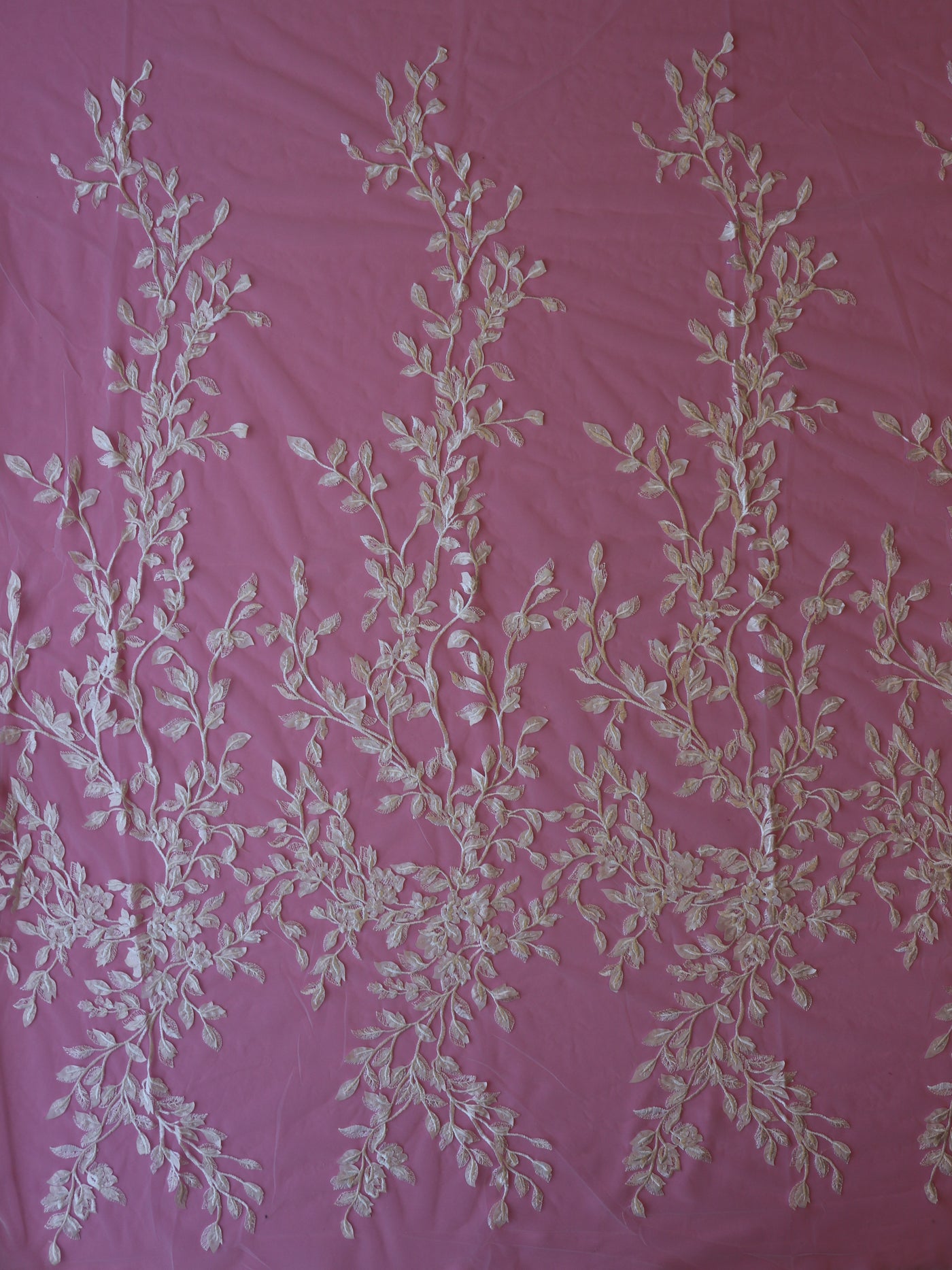 Ivory Beaded Laser Lace Larisa Cf main image 0