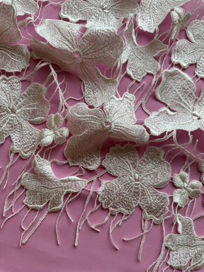 Ivory Italian Embroidery Lace - Raniya