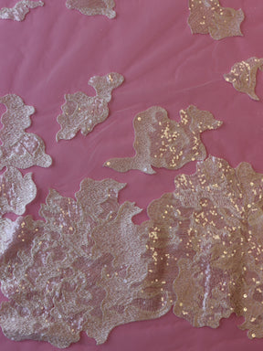 Ivory Embroidered Lace - Higoa
