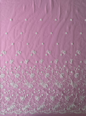 Ivory Embroidered Lace - Orlaith
