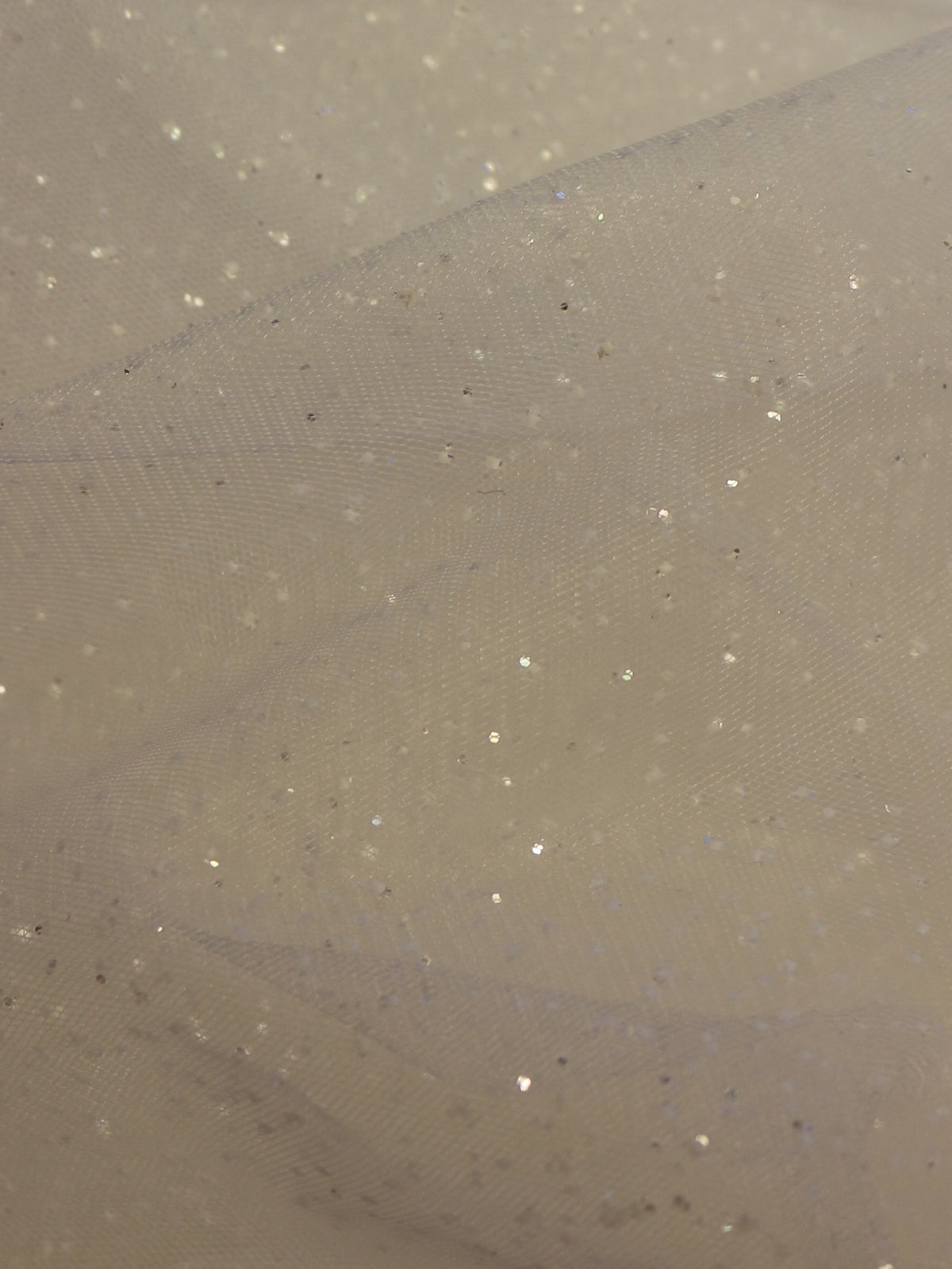 Ivory Glitter Tulle (300cm/118") - Stunner
