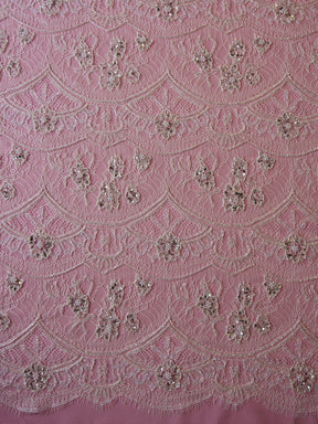 Ivory Hand Beaded Lace - Gervaise