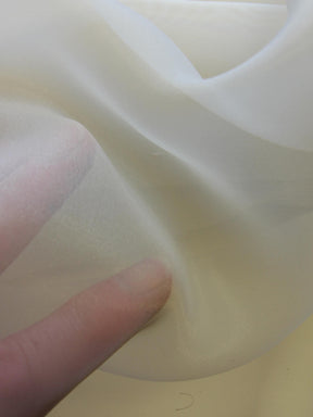 Ivory Eco Polyester Organza (148cm/58") - Thespian