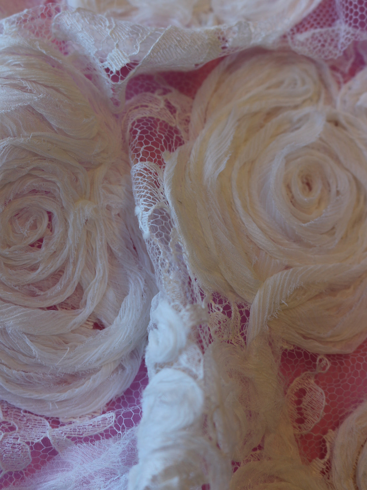 Ivory Chantilly Lace - Abra