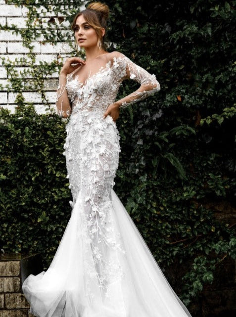 ivory cinderella wedding dress Princess Wedding Dresses