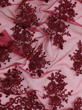 Wine Corded Lace - Janis
