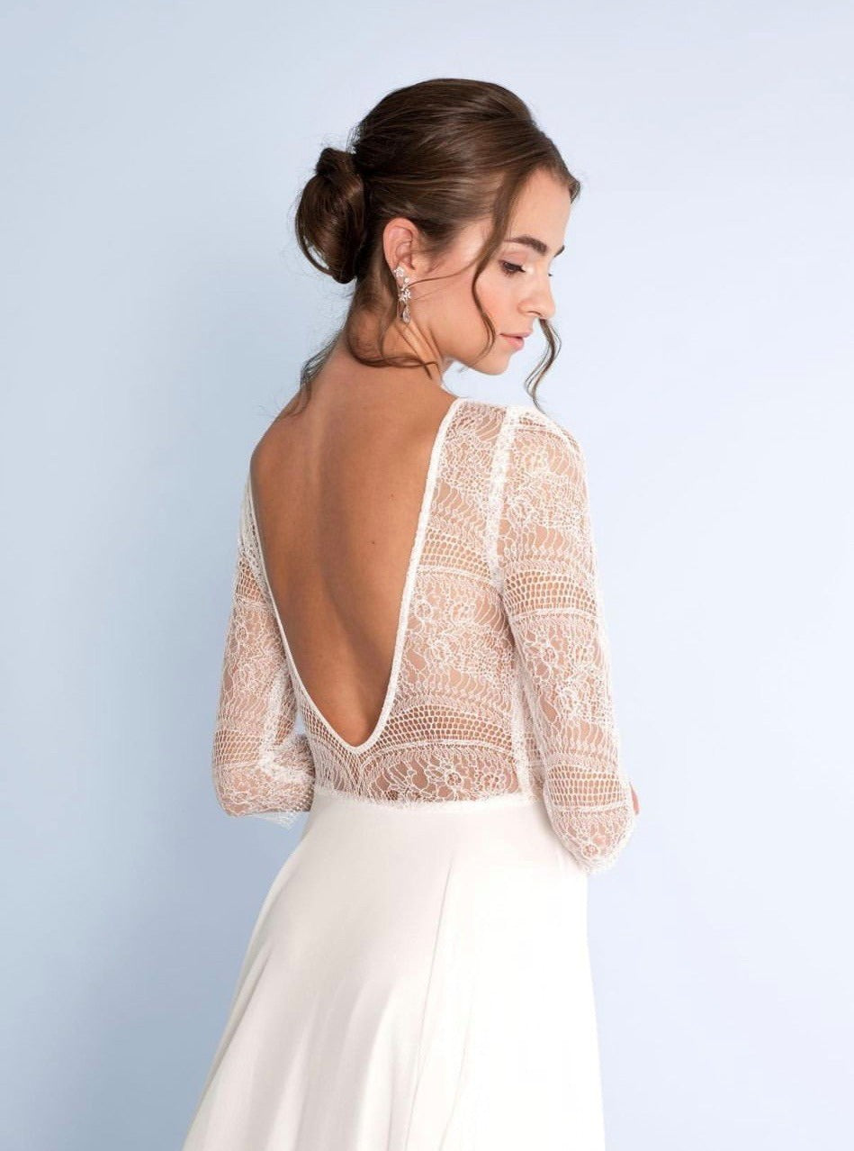 Ivory Chantilly Lace - Prudence