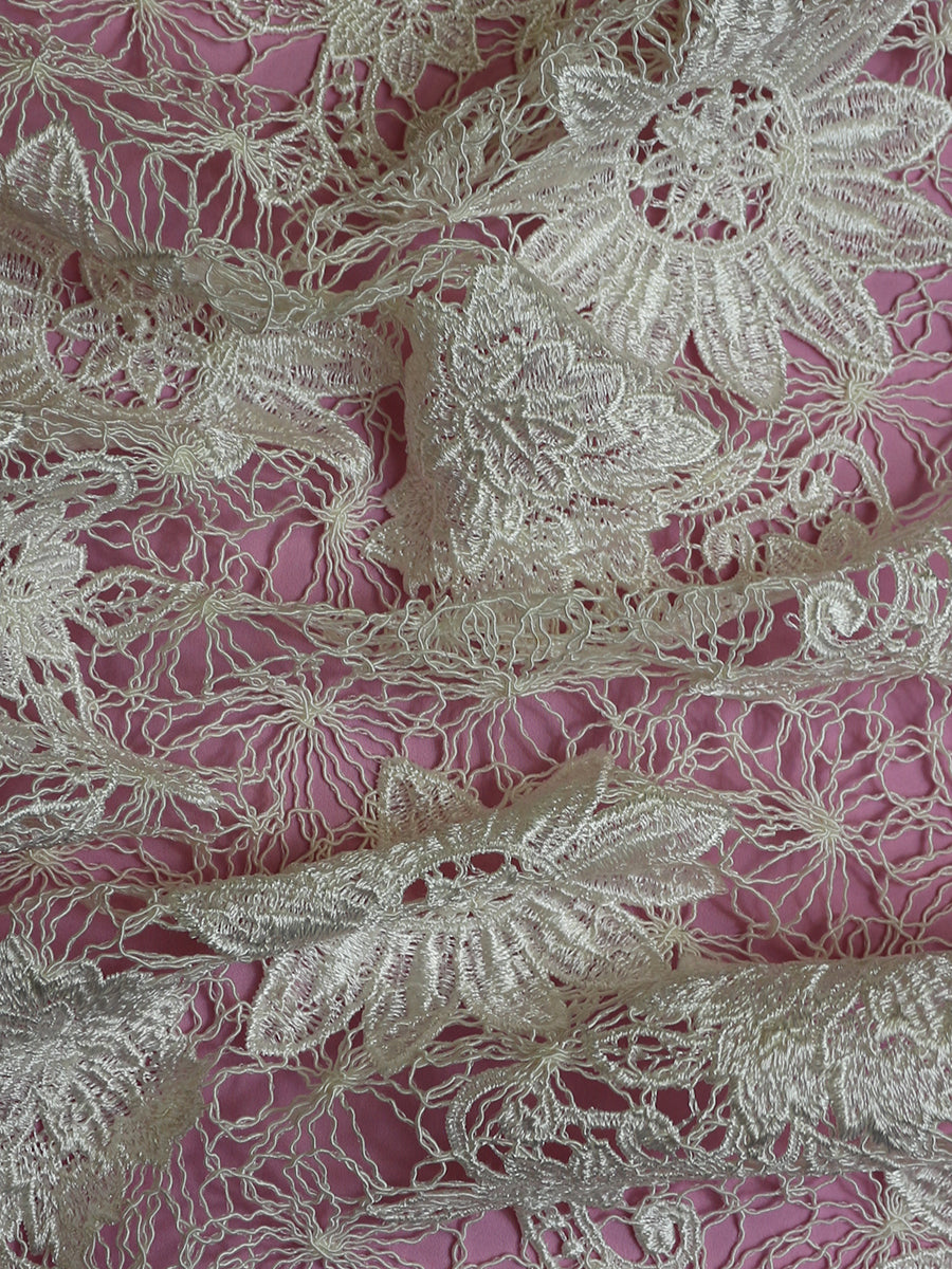 Ivory Guipure Lace - Lola