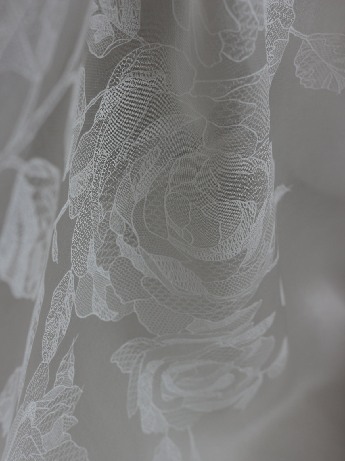 Organza Fabric, Embossed Classic Pattern • Promenade Fine Fabrics