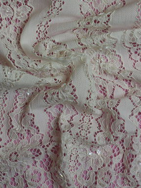 Ivory Beaded Lace - Magnolia