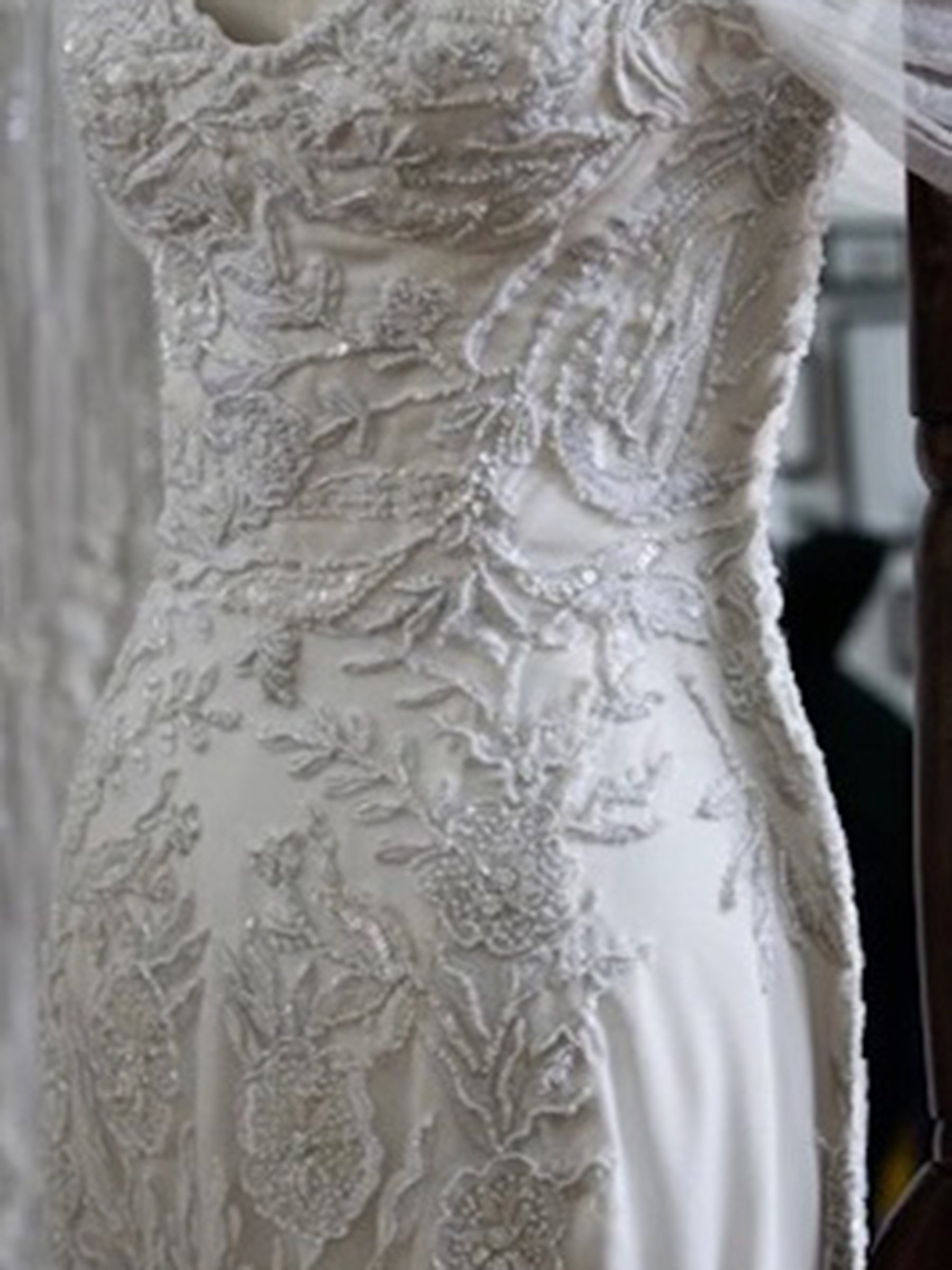 Ivory Beaded Lace - Marisol