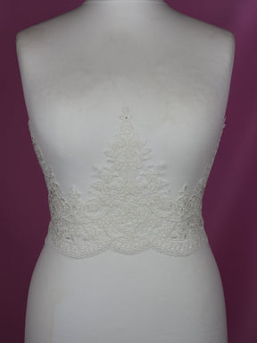 Ivory Corded Lace Trim - Oklahoma