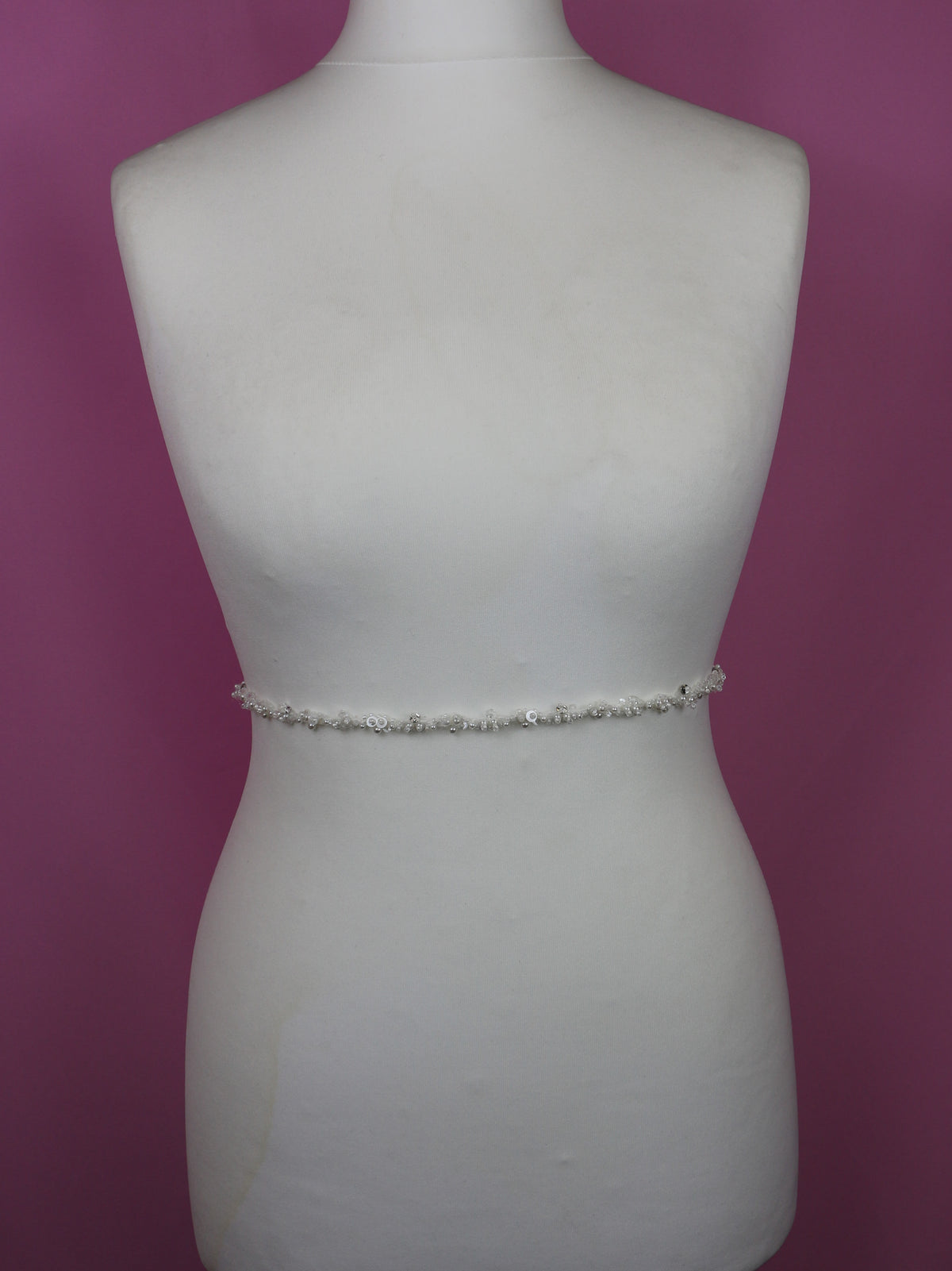 Ivory Beaded Lace Trim - Orbit