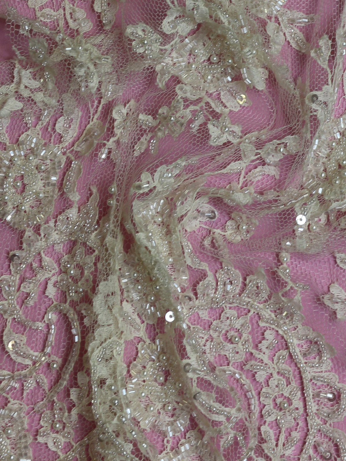 Ivory Embellished Chantilly Lace - Philamena