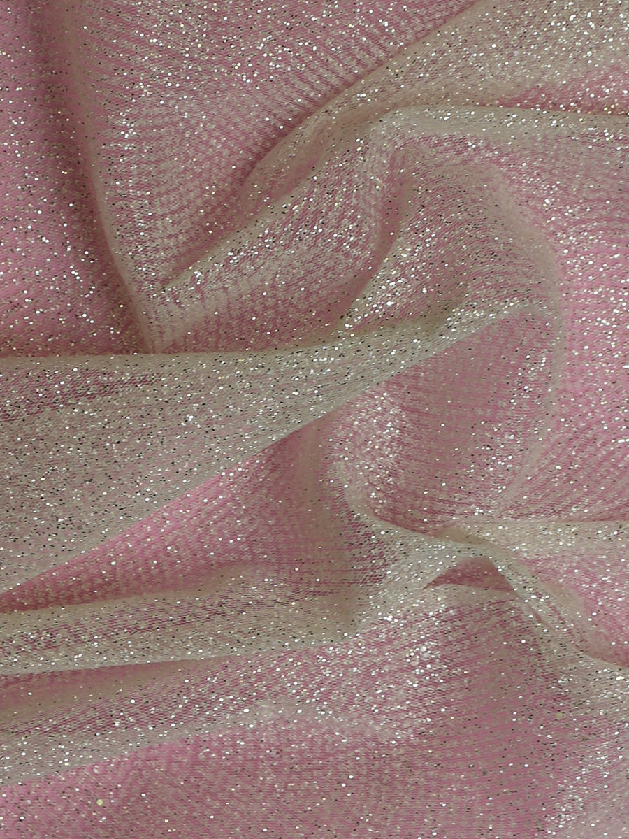 Ivory Glitter Tulle (150cm/59") - Pizzazz