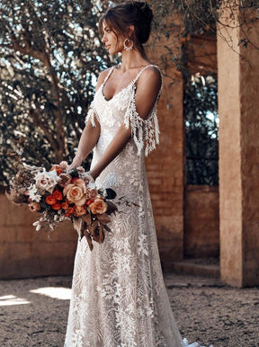 Ivory Embroidered Lace - Presley