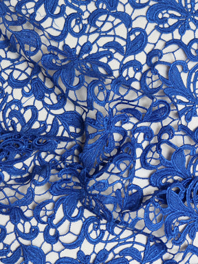 Royal Blue Guipure Lace - Reese