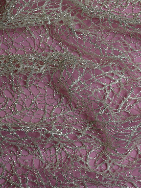 Silver Glitter Lace – River