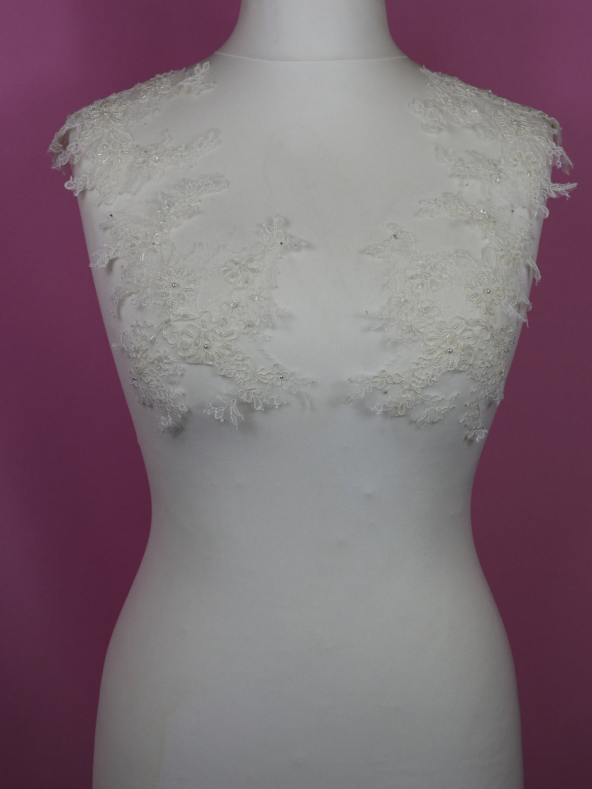 Ivory Corded Lace Appliques - Sadie