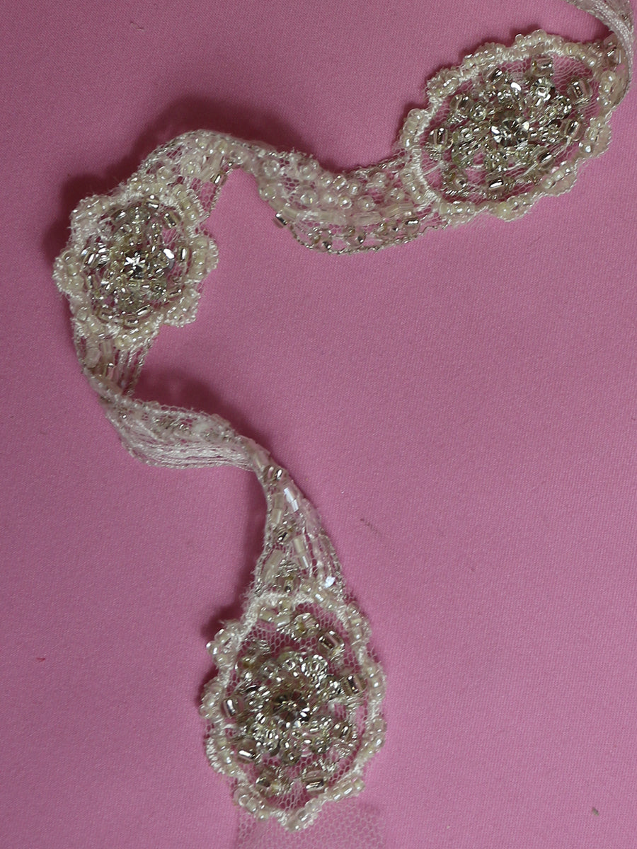 Crystal Dress Trim - Saturn