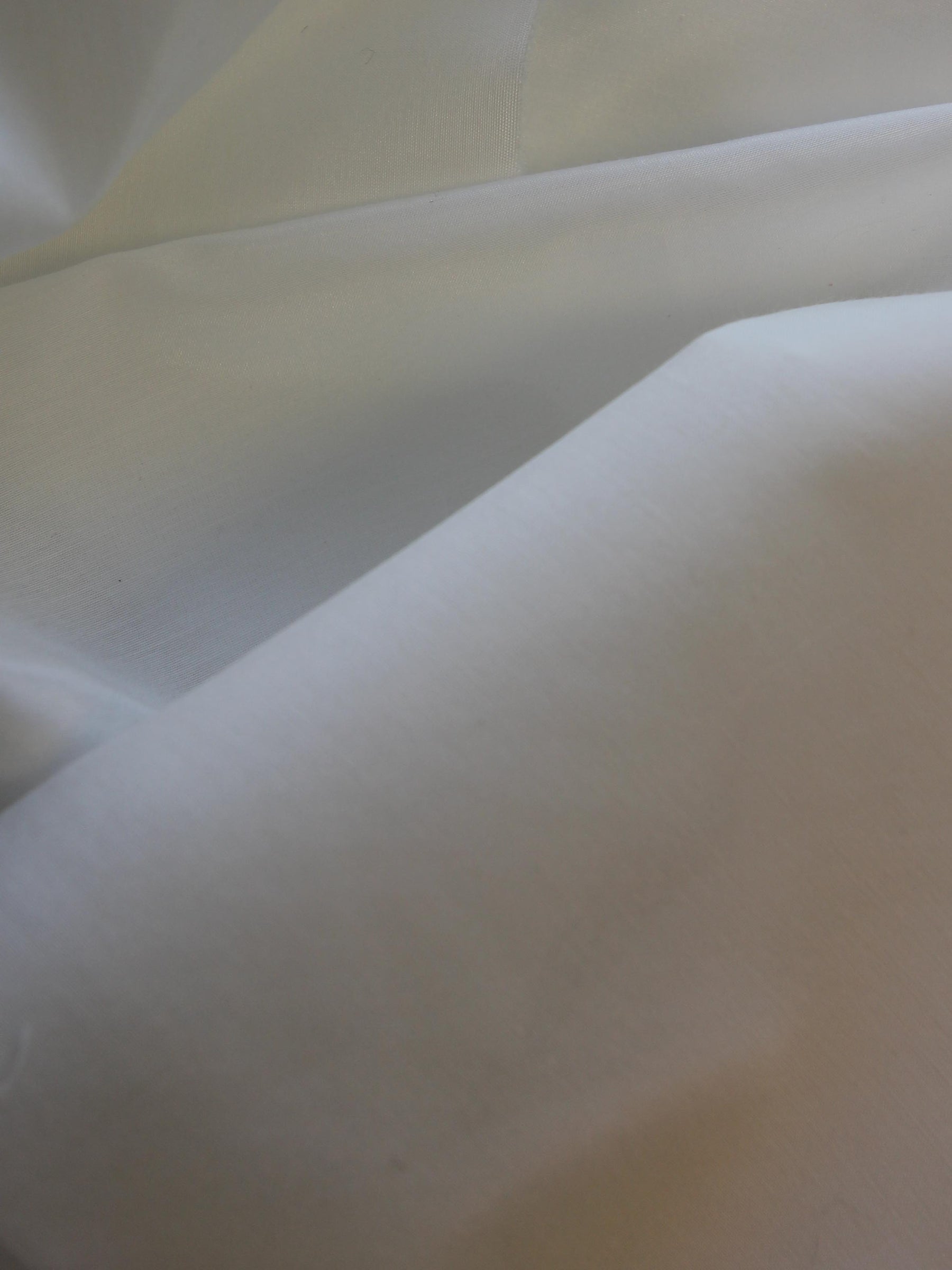 Ivory Silk Cotton Habotai 12 m/m (140cm/55") - Genteel