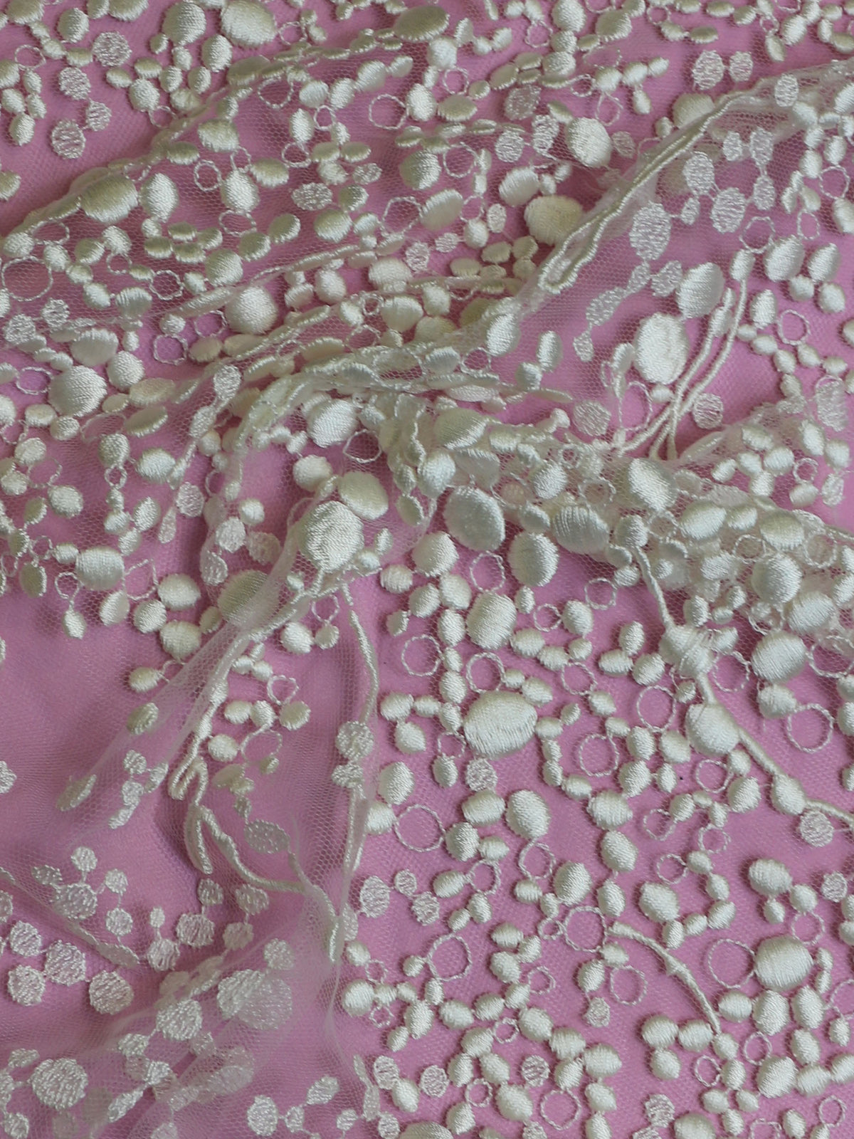 Ivory Embroidery Lace - Sloane