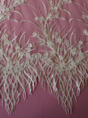 Ivory Embroidered Lace - Sonnet