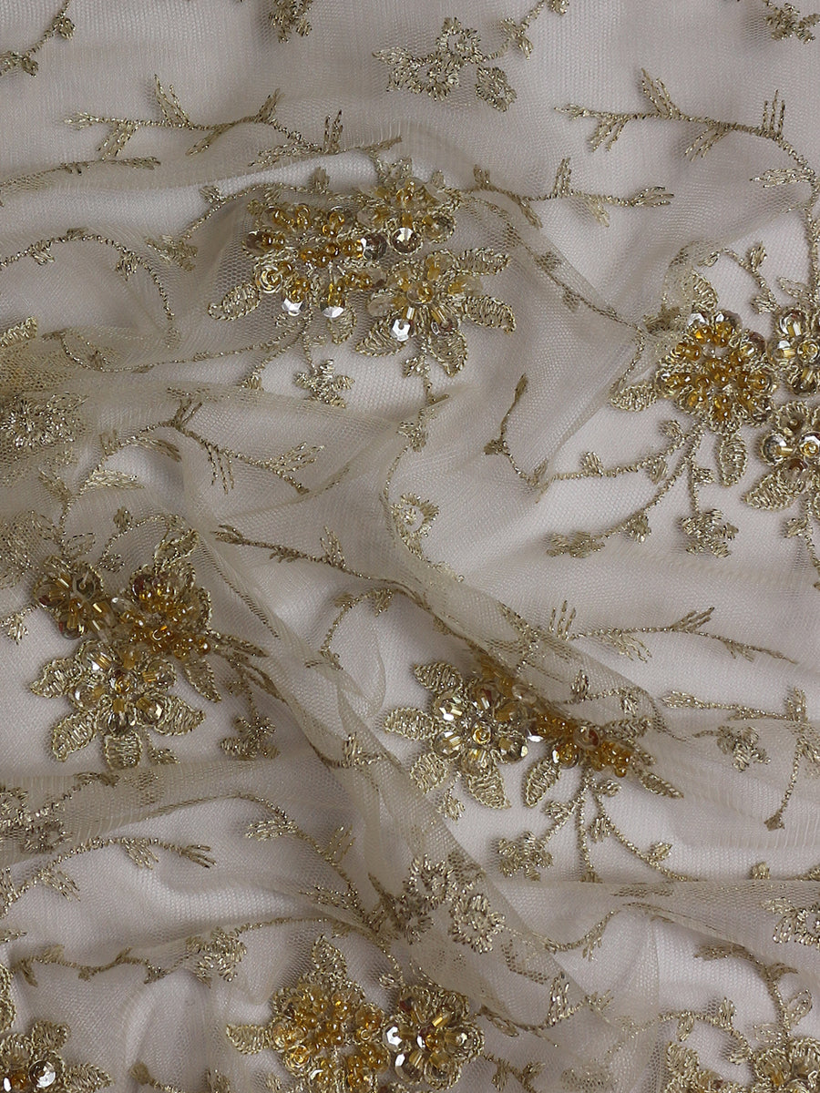 Gold Beaded Lace - Soraya