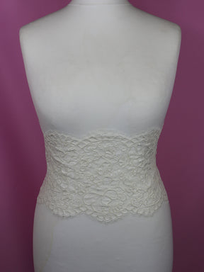Ivory Corded Lace Trim - Stella