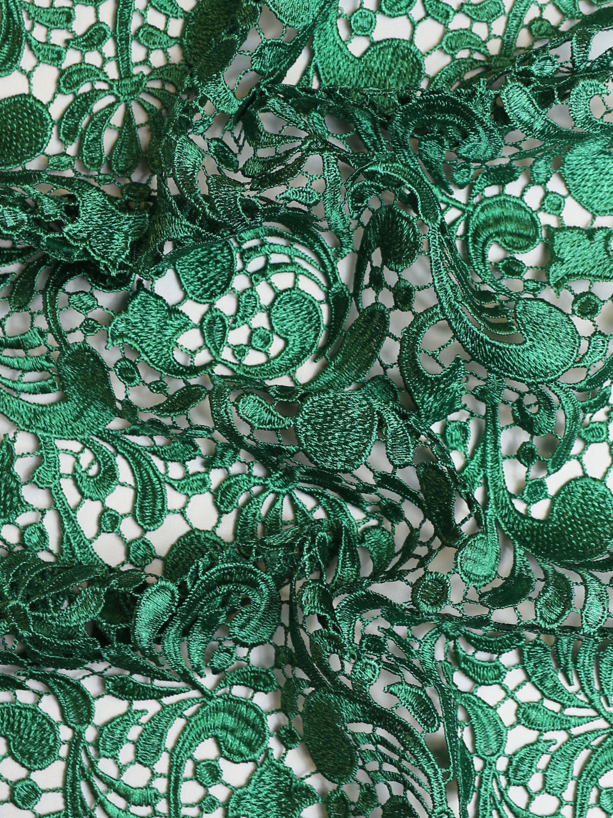 Green Guipure Lace - Theresa