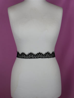 Black Lace Trim - Valentina