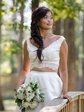 Ivory Corded Lace - Amelia