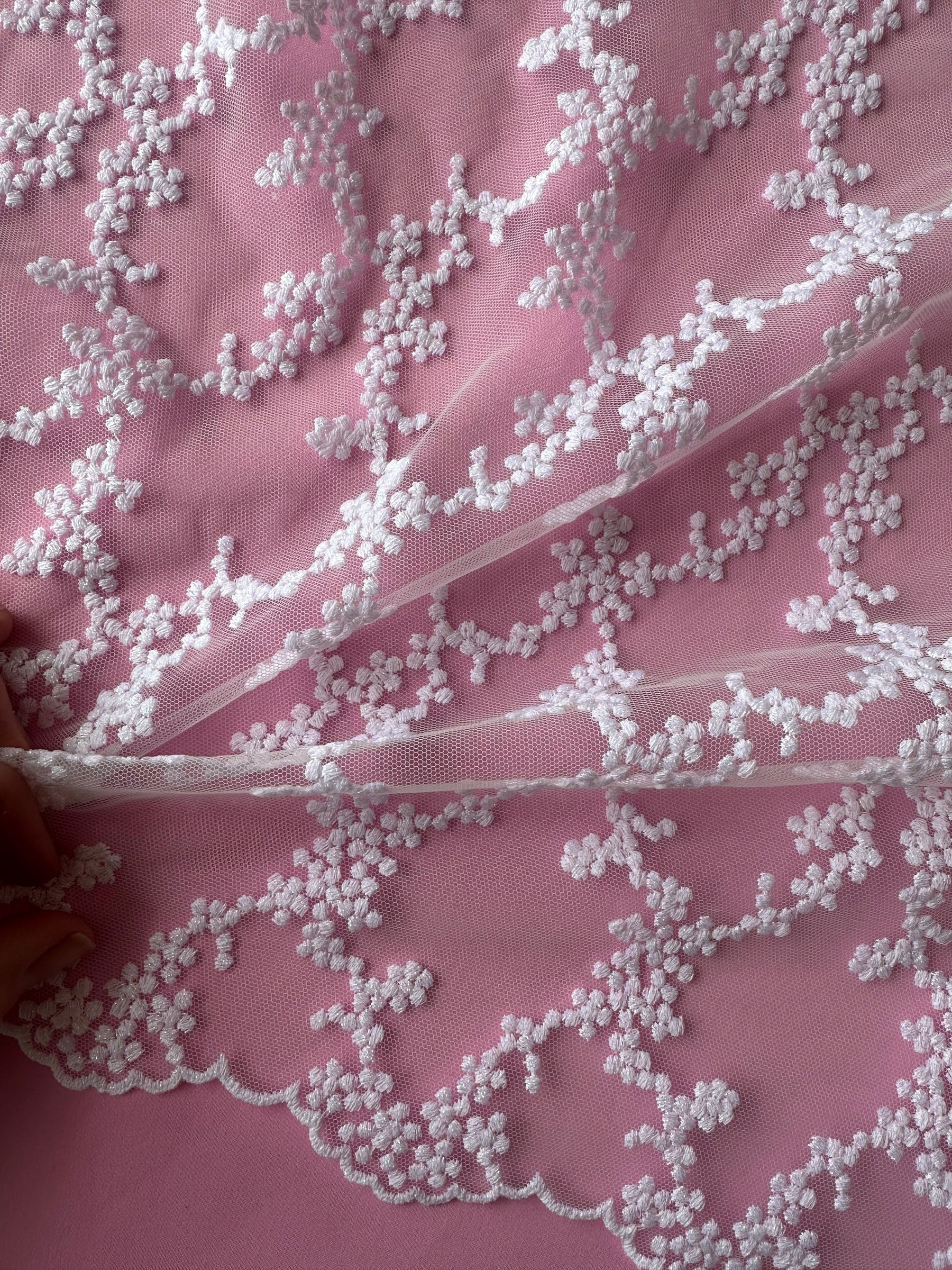 White French Embroidered Lace - Larissa