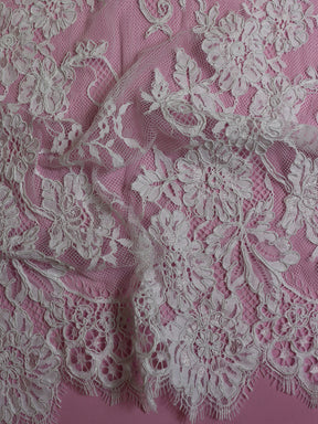 White Corded Lace - Sarah