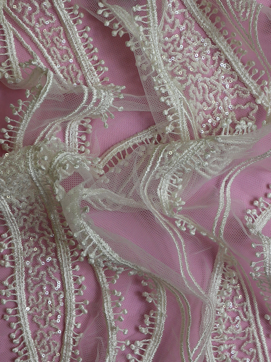 Ivory Embroidered Lace - Xanadu