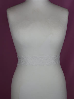 White Chantilly Lace Trim - Yvette