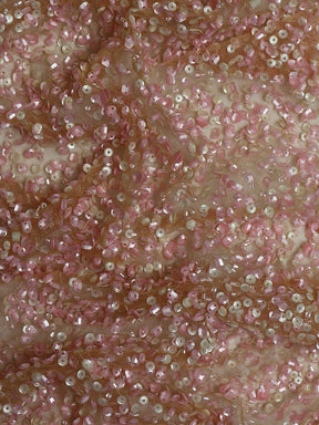 Pink Sequinned Lace - Zainab