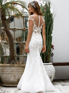 Ivory 3D Embroidered Lace - Milena
