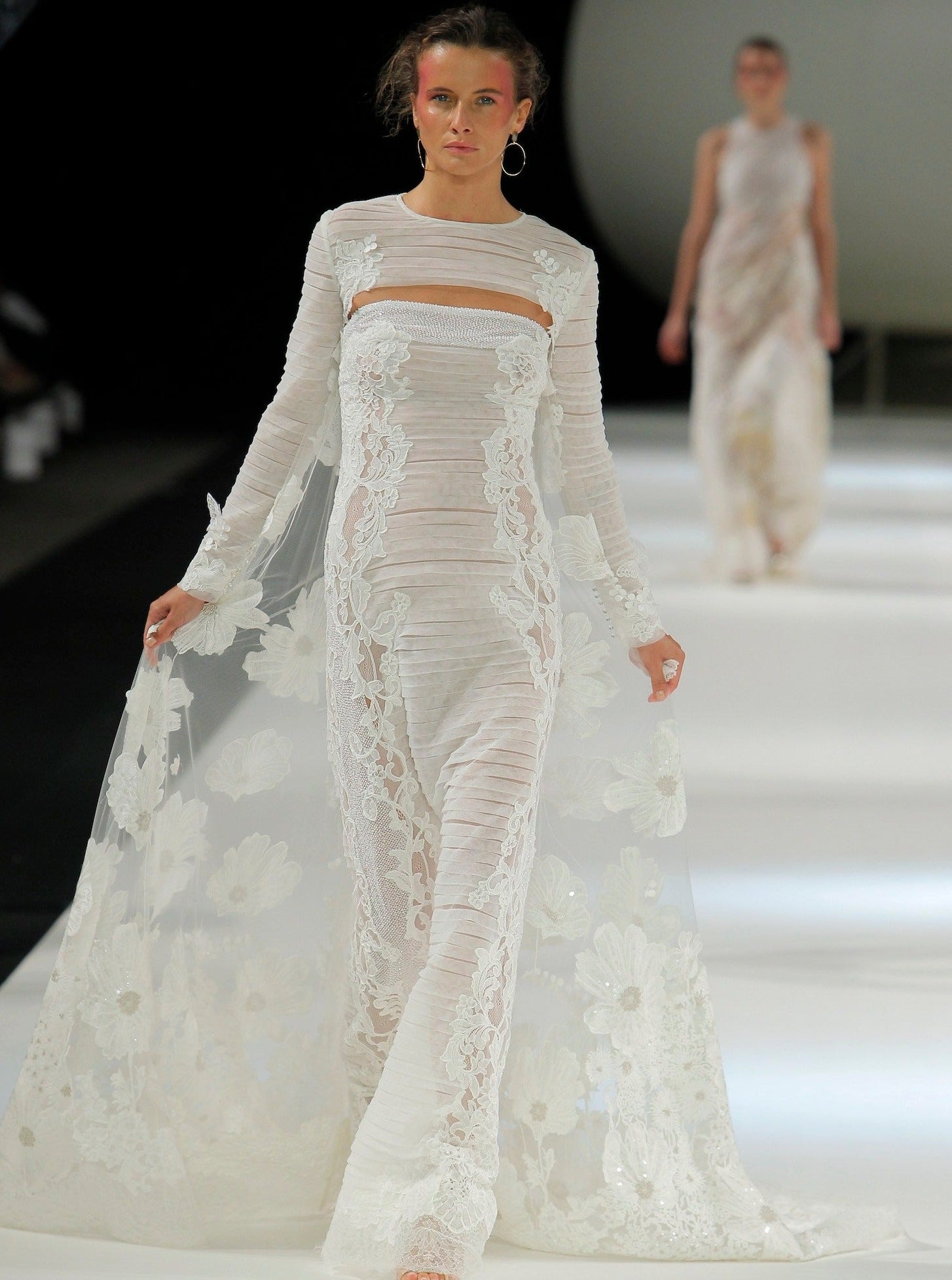 Ivory Embroidered Lace - Liezel